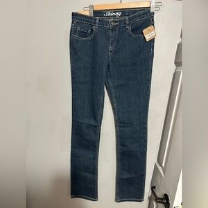 Girls Crazy 8 Dark Blue Skinny Fit Jeans Adjustable Waist 14 Regular